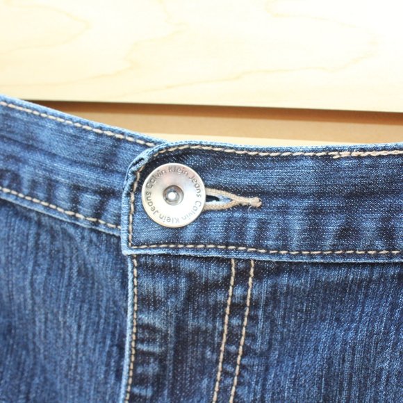 Calvin Klein Cut-Off Jean Shorts - Picture 2 of 10